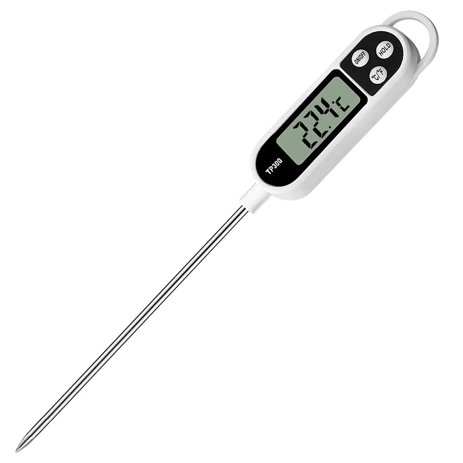 Digital Meat Thermometer For Cooking Food Kitchen Bbq Probe Water Milk Oil  Liquid Oven Thermometer - Buy Barbecue Thermometer,Food