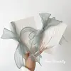 Embossed Tulip Greeting Card 1pc + 1m Matcha Tulle