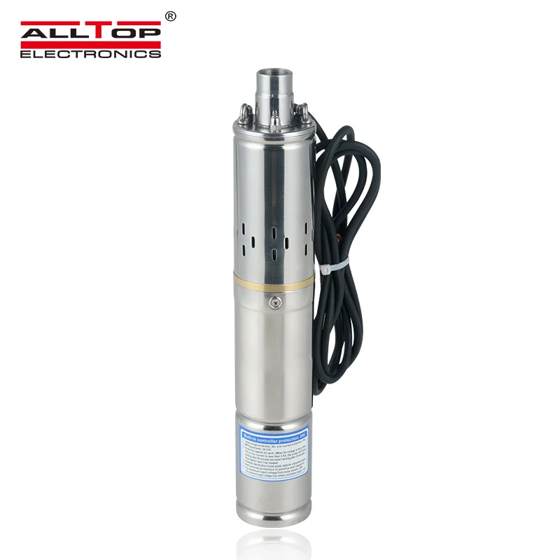 ALLTOP 2022 Новый Солнечный водяной насос для глубоких скважин, солнечная энергия, Погружной Солнечный насос, инверторный комплект, полный