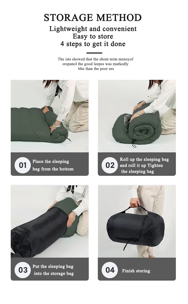 Custom Waterproof Cold-Proof Sleeping Bag 