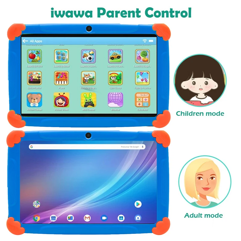 Cheapest 7" Wifi Kids Tablet Pc Children Educational Android 7 Inch Gaming Teblets Tablate Taplets