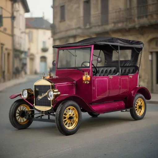Yatian Vintage Retro 5-Seat Electric Sightseeing Car and Shuttle Bus