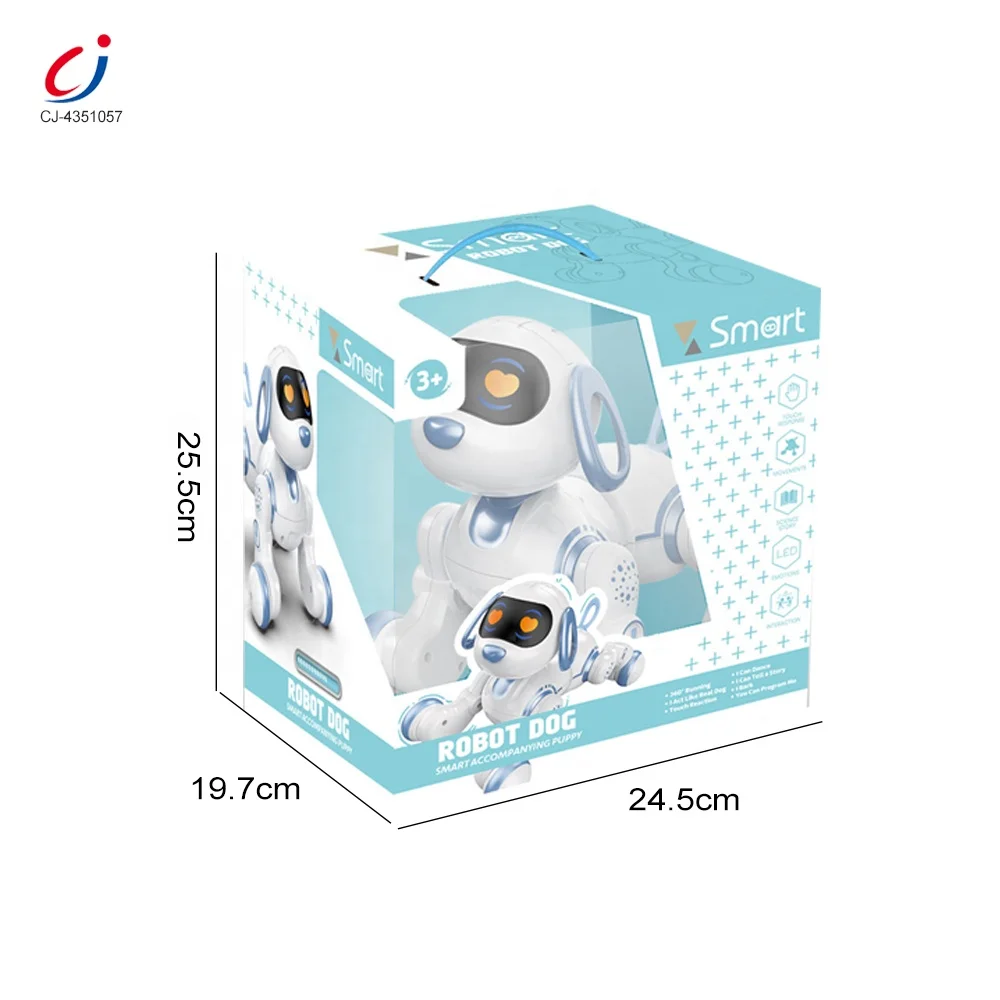 Chengji Smart Remote Control Robot Dog Cat Programmable Head Touch Sensing Walking Dancing Music Lighting Kids Rc Toy Robots Pet