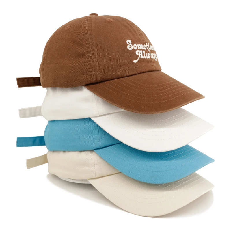 Private Label 6 Panel Softt Unstructured Baseball Cap Custom Embroidery logo Black Dad Hat