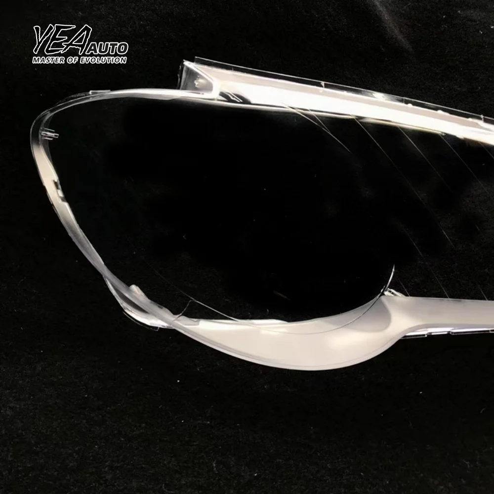 product car headlight glass lampshade cover lens for vw volkswagon touran 2008 2009 2010 head light lens cover-4