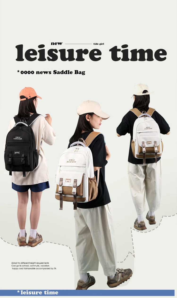 Korean Student Backpack Large-capacity girls School Bags Book Bags School Backpack Bag For Kids