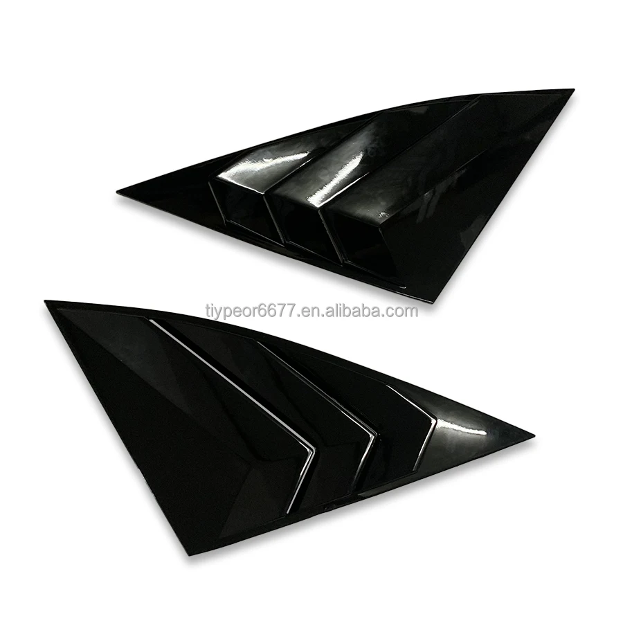 product tiypeor window louvers rear side vent cover for hyundai suv tucson 2021   2023 car accessory parts-6