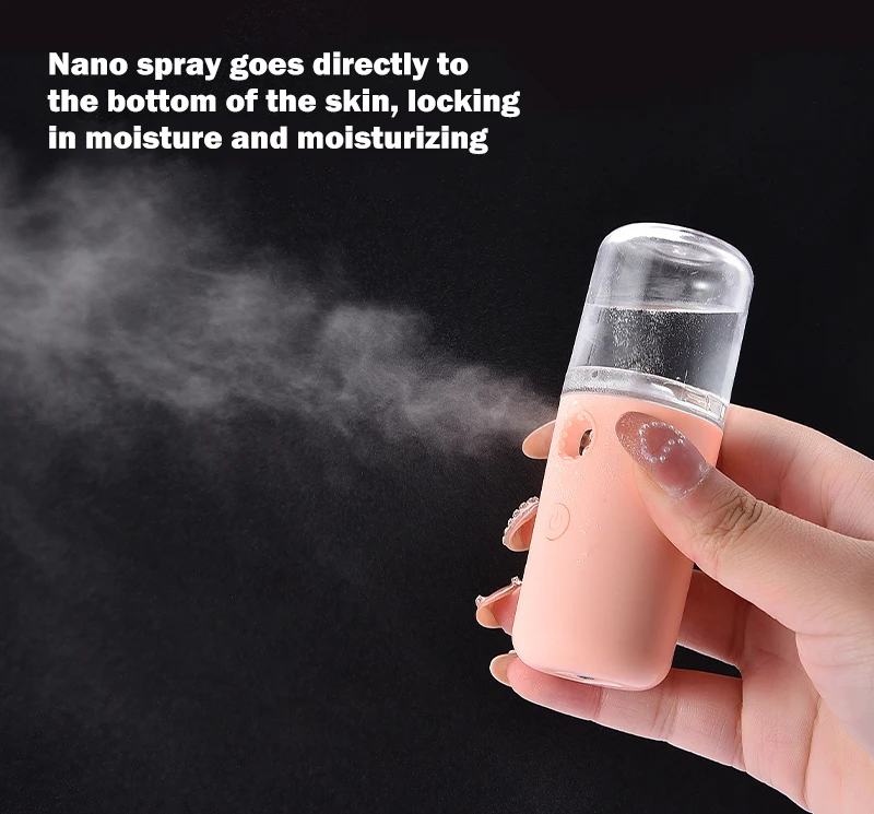 Usb Rechargeable Facial Mister Mini Nanospray Mister Face Nano Mist