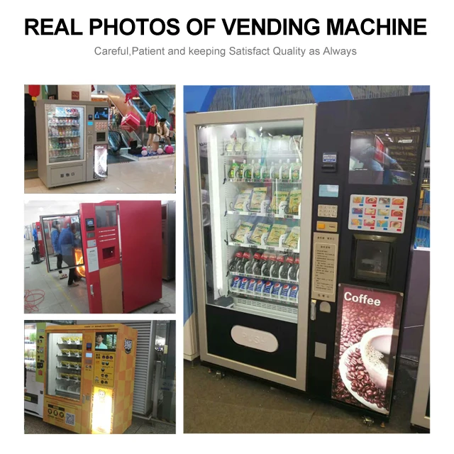Cold Drink Vending Machine With Dual Zone Temp Control Available And