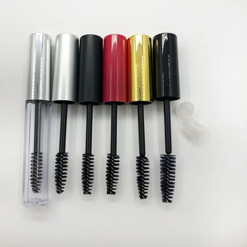 12 мл пустая черная цилиндрическая тонкая длинная пластиковая пустая тушь для ресниц