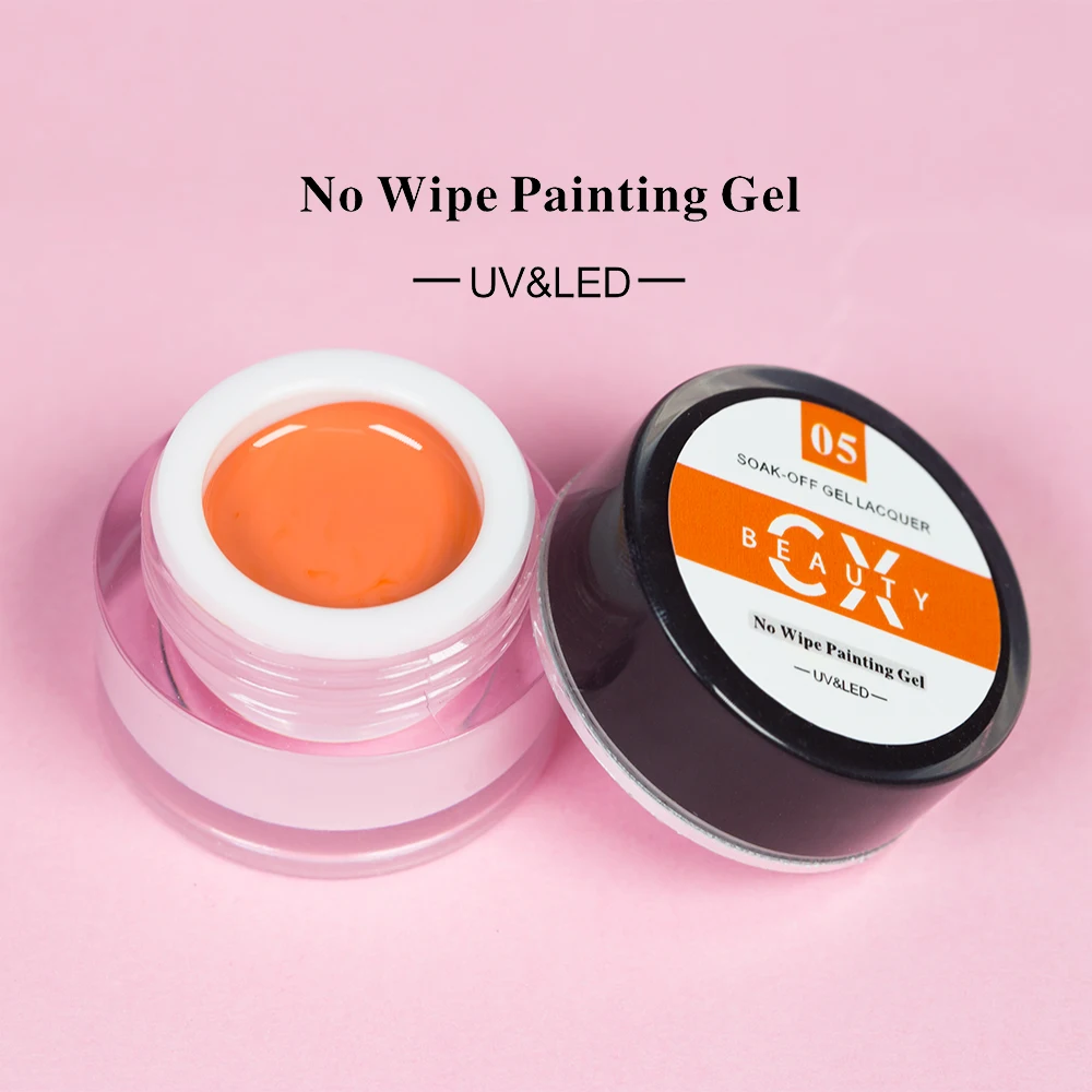 Новинка 2023 высокое качество дизайн «сделай сам» цветной гель для рисования без протирания удаляемый замачиванием Светодиодный УФ-гель в наличии