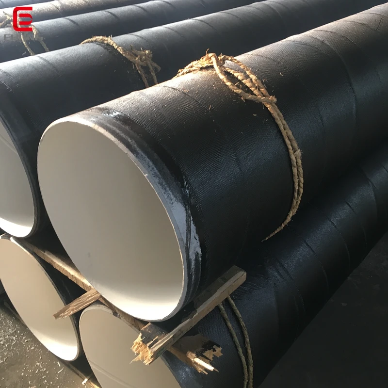 API 5L SSAW  Large Diameter Spiral Welded Steel Pipe 3LPE Epoxy Coated SSAW Welded Spiral Steel Penstock Pipe manufacture