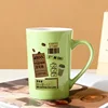 Green coffee cup