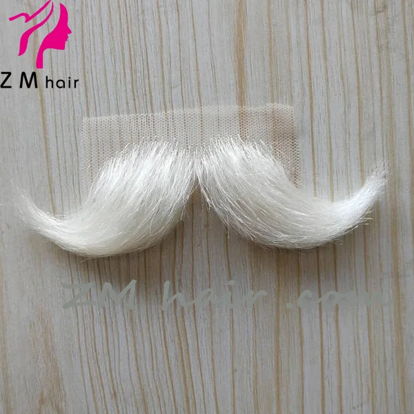 Synthetic Lace Full Hand Made Separate Santa Claus Mustache Eyebrows