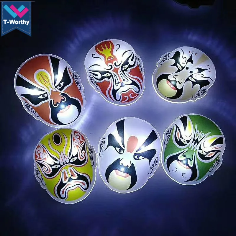 Custom Shape Acrylic Advertising LED Light up Button Factory-Supplied Flashing Badge