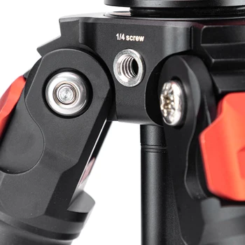 Smooth Damping Tripod Stand for Camera Quick Leveling Base Camera Tripod Vertical Shot Fluid Head Portable Tripod product image