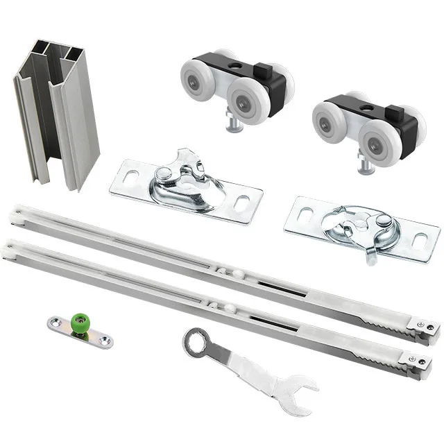 Soft Close 4 Wheels Sliding Door System With Aluminum Track - Buy ...