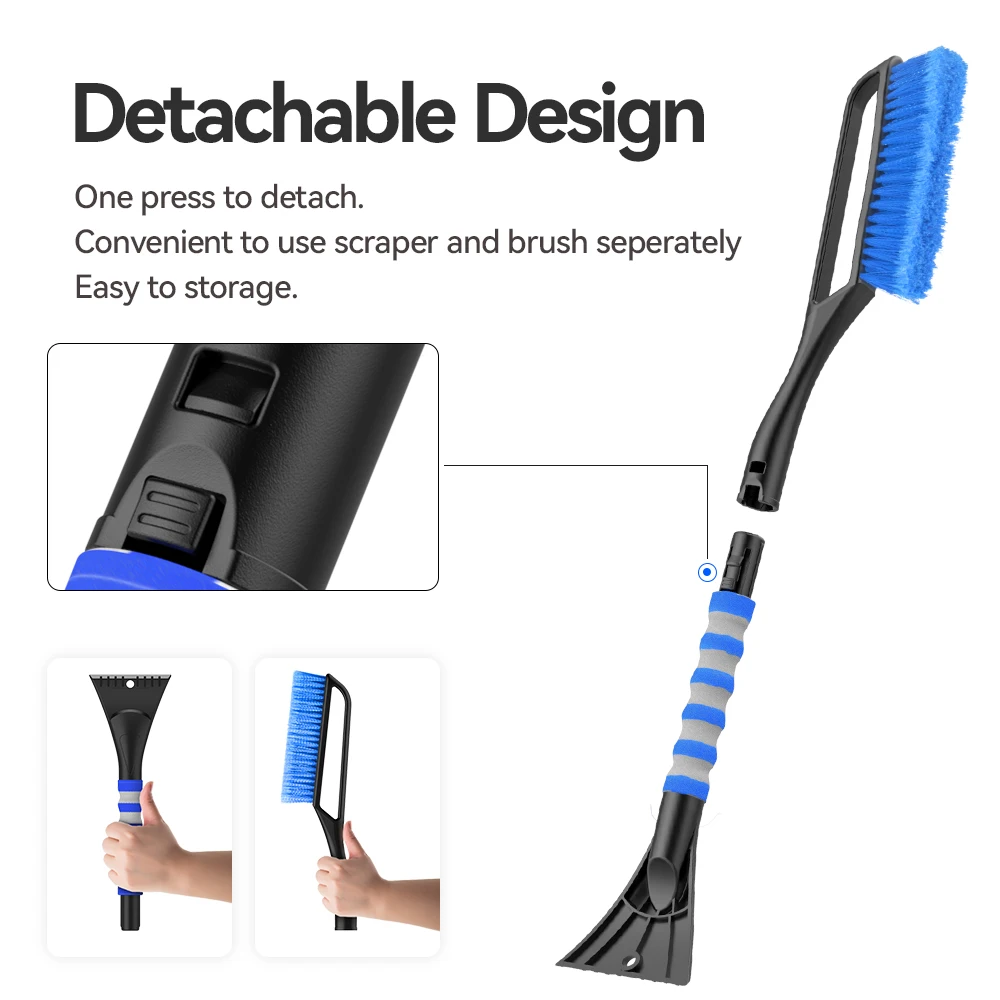 Shunwei новинка дешевая машинка съемная многофункциональная лопата для уборки снега мороза автомобиля щетка со скребком льда