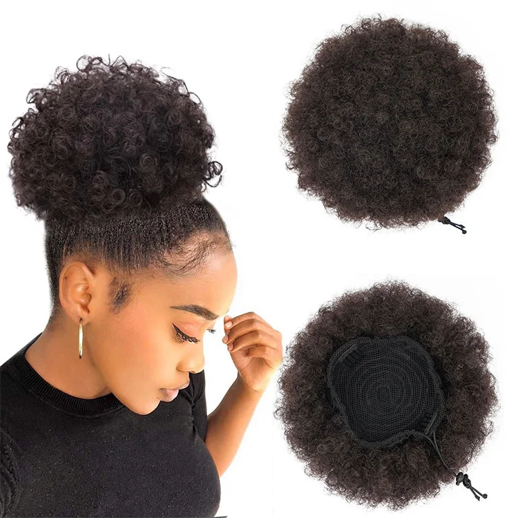 SC03 синтетические резинки для волос женщин Африканский шиньон на шнурке хвост эластичные волосы