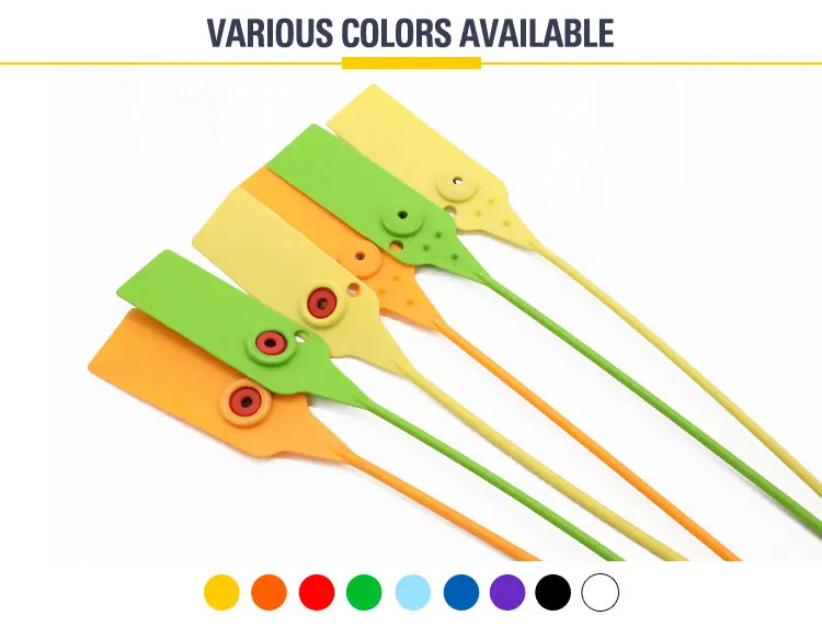 Plastic Coded Security Seal Hs Code With Barcode And Serial Numbers