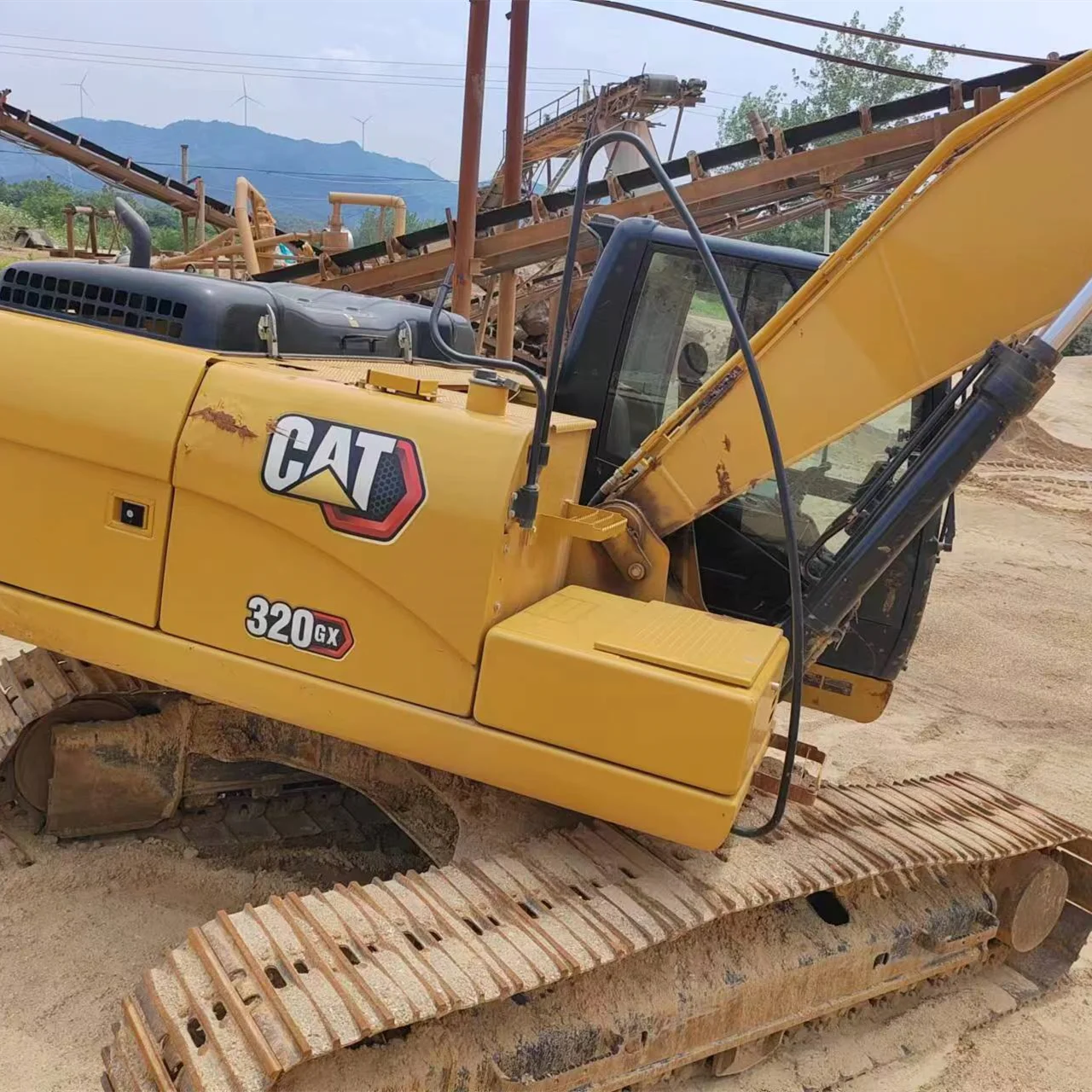 Full Model 320GX Used Cat Excavator Backhoe Machine 20ton Fuel Efficient