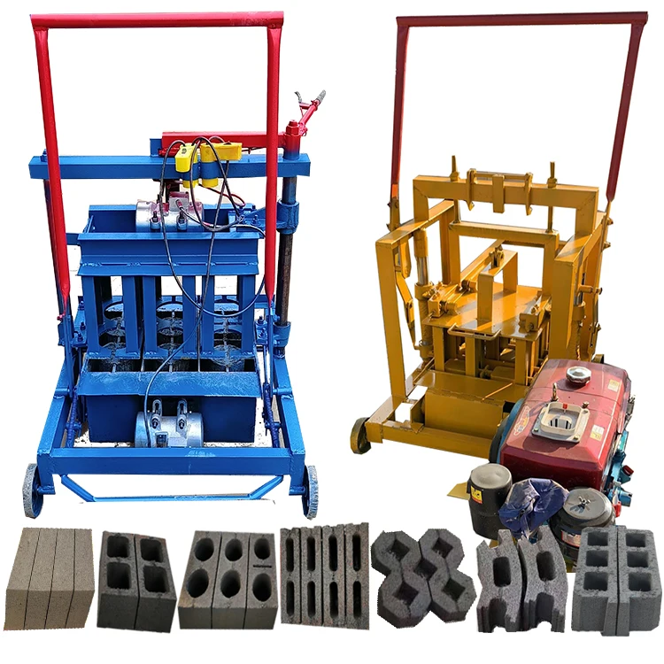 6 Inches Automatic Hollow Building Cement Brick Block Making Machine ...