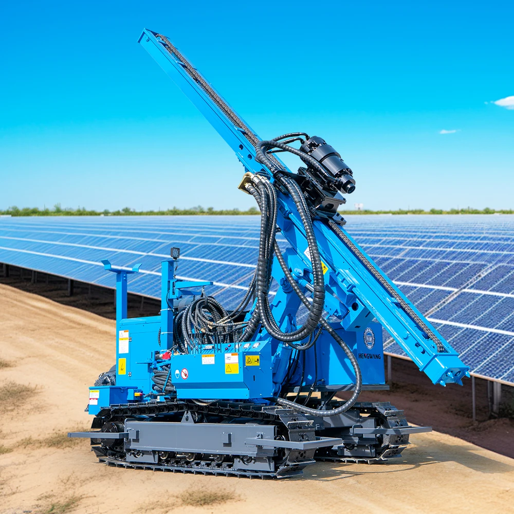 High-Speed Solar Installation Piling Machine for Photovoltaic Ground Systems