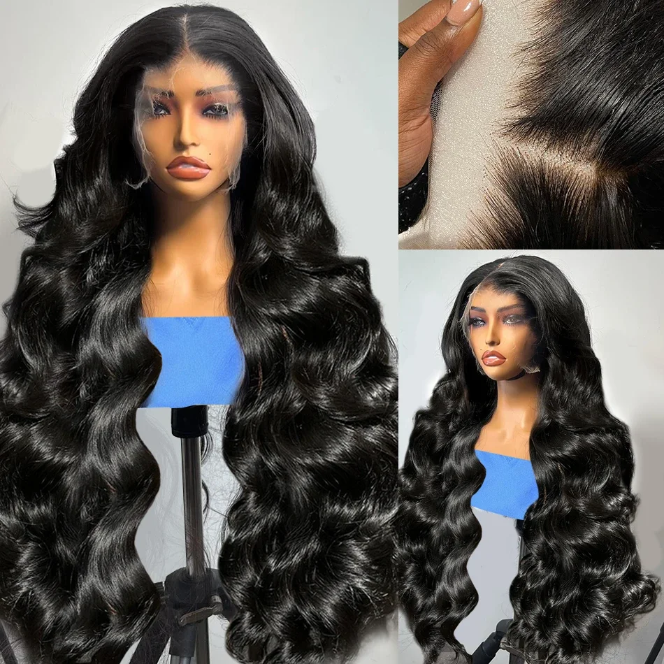 Brazilian Water Wave Lace Frontal Wig Body Wave Human Hair Wigs_voghion.com