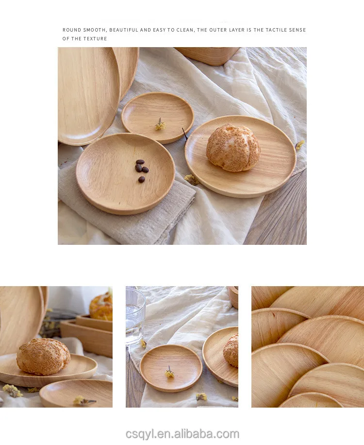 Productos Destacados Fantásticos precios al por mayor Jiakalamo 2 bandejas  para servir bandejas de madera ligeras para alimentos restaurantes placa de  comida de forma ovalada de estilo japonés fiestas mesa de café
