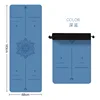 Ligne de positionnement hexagonale pour fleurs [bleu foncé]