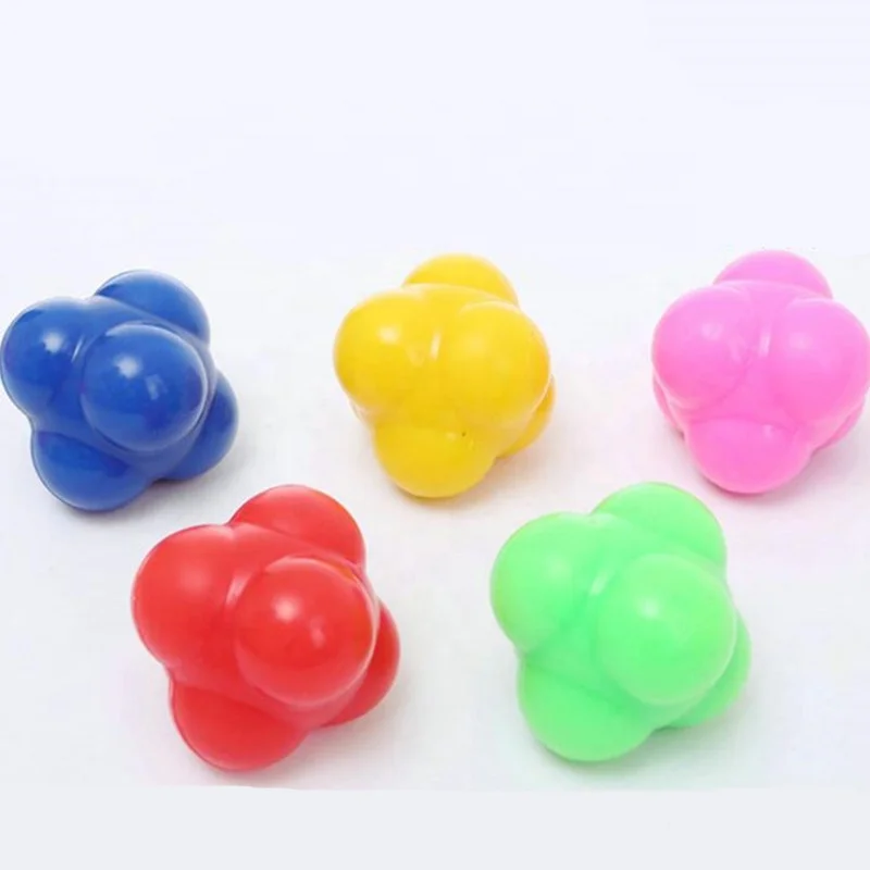 Скоростной шар силиконовые шестигранные реакционные шарики гибкий