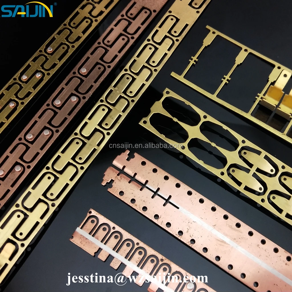 ROSH Brass Copper Power Strip Switch Plug Socket Set with Electrical Contacts Connector Accessories
