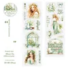 C Green Vine Twist-blanco