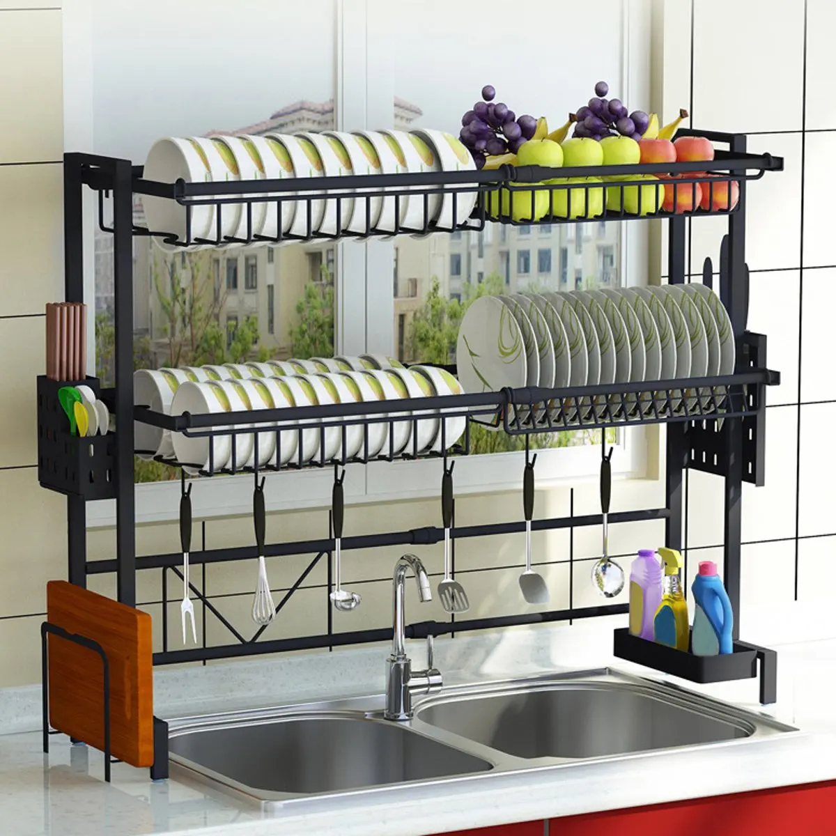 Wholesale Household Kitchen Kitchen Dish Drying Rack, Fashion Kitchen Dish  Rack Over Sink From m.