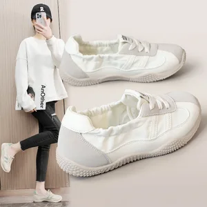 K1511 Customized Women's Casual Shoes Summer Sneakers Low Top Anti Slip Sole Lace-Up Walking Shoes