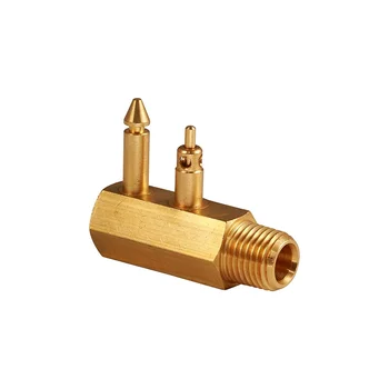 High Precision CNC 1/4 Inch NPT Male Thread Brass Quick Connect Tank Fitting