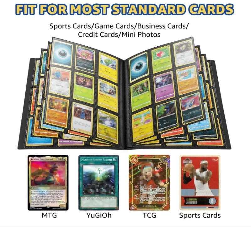 360 Cards 9 Pockets Toploader Holder PVC Cover Plastic Card Binders for TCG,  Sports & Game Cards, Multiple Colors Available| Alibaba.com