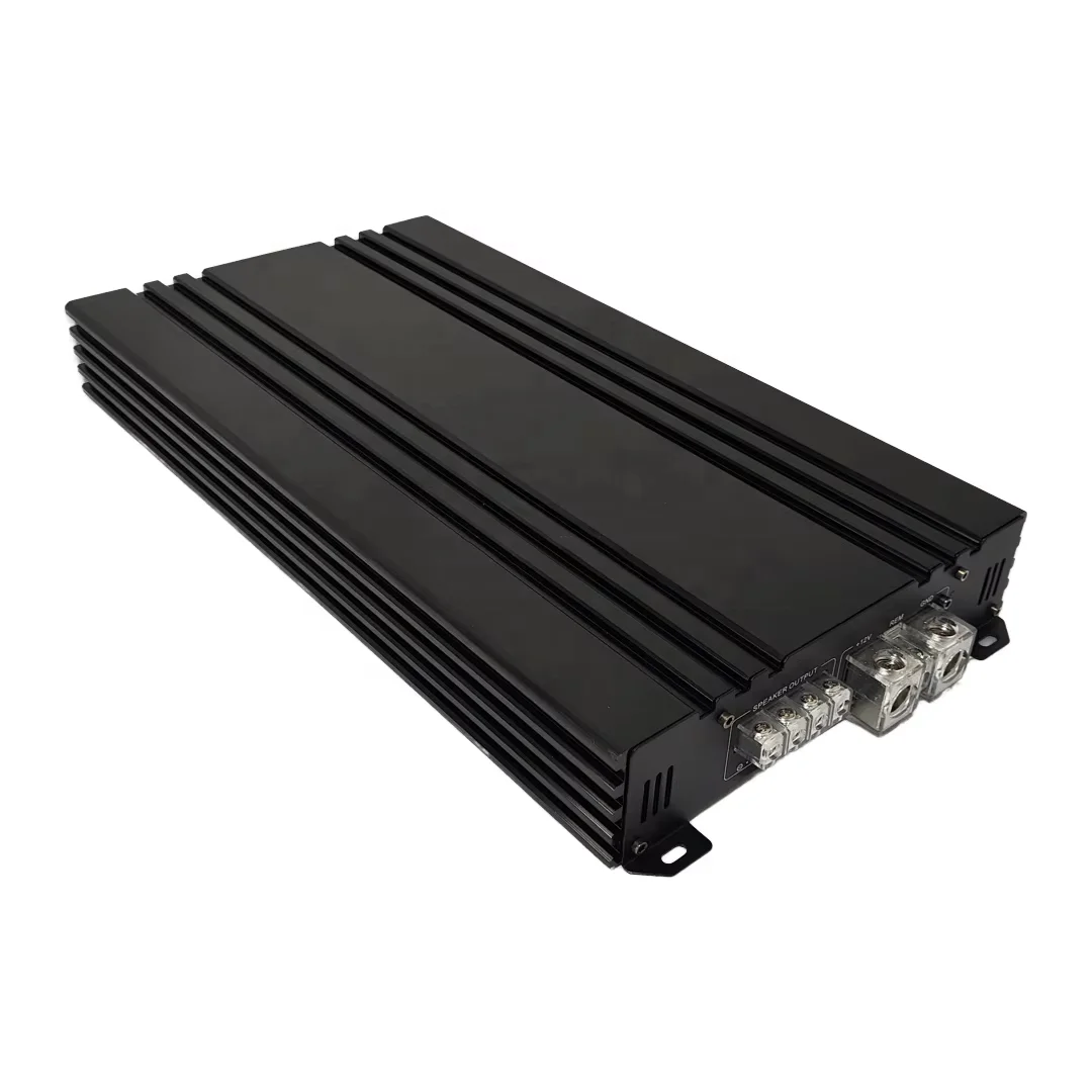 ABARTH Spider Class D Monoblock Amplifier 2000Wrms CAR AMPLIFIER with 3000W RMS Power 12V Includes Equalizers and Car Subwoofer