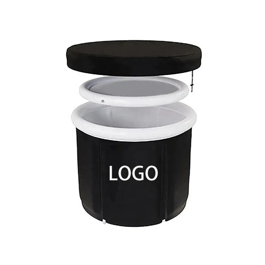 Hot Selling 75*70cm Inflatable Folding Spa Bathtub Portable Ice Tub For