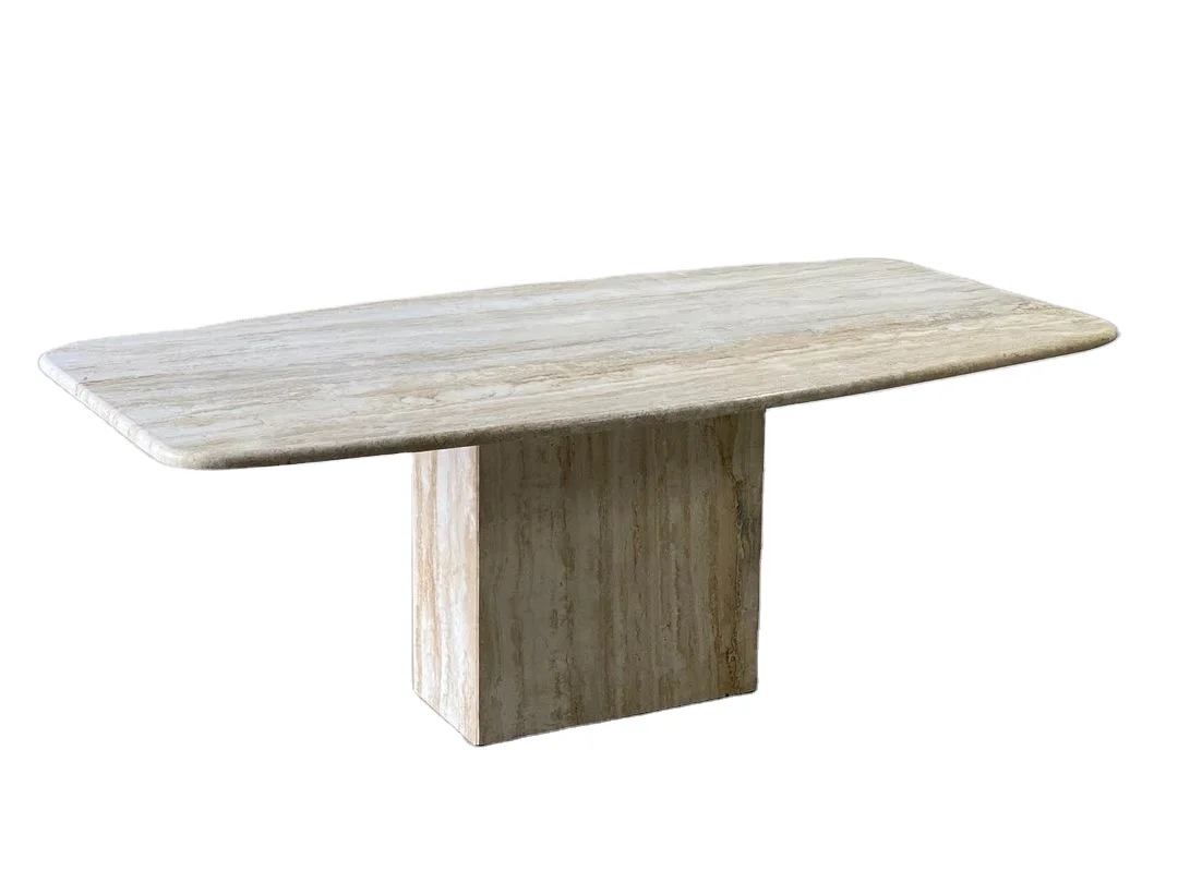 product ydstone rectangular beige travertine dining table top premium countertops vanity tops  table tops594-1