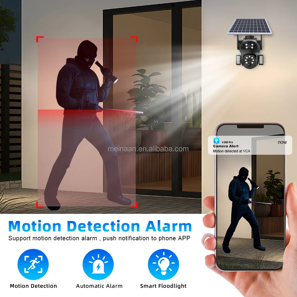 X7 Trostruka Solarna 4G Kamera 