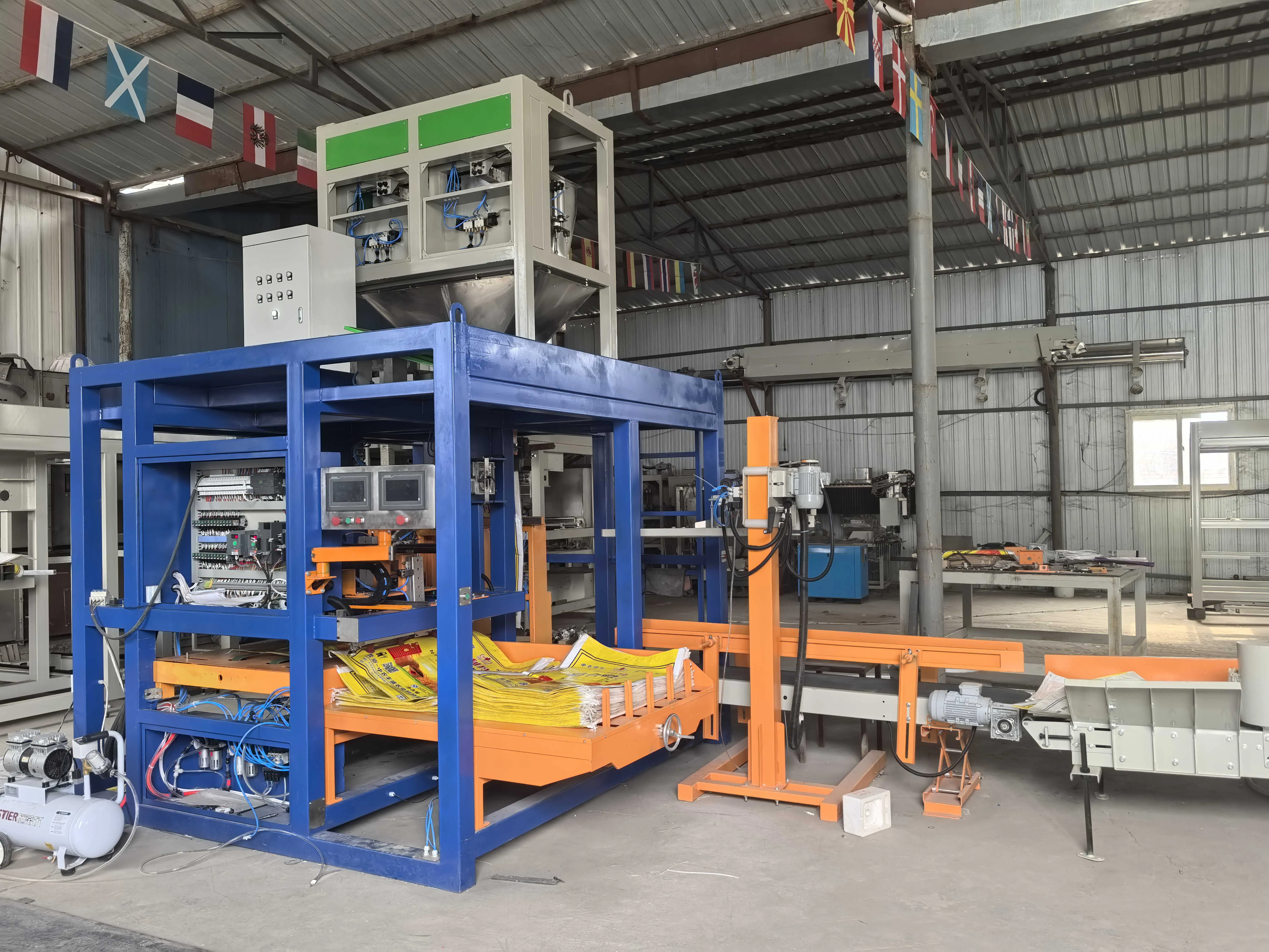 Fully Automatic Complete Packaging Line Bagging Packing Machine for ...