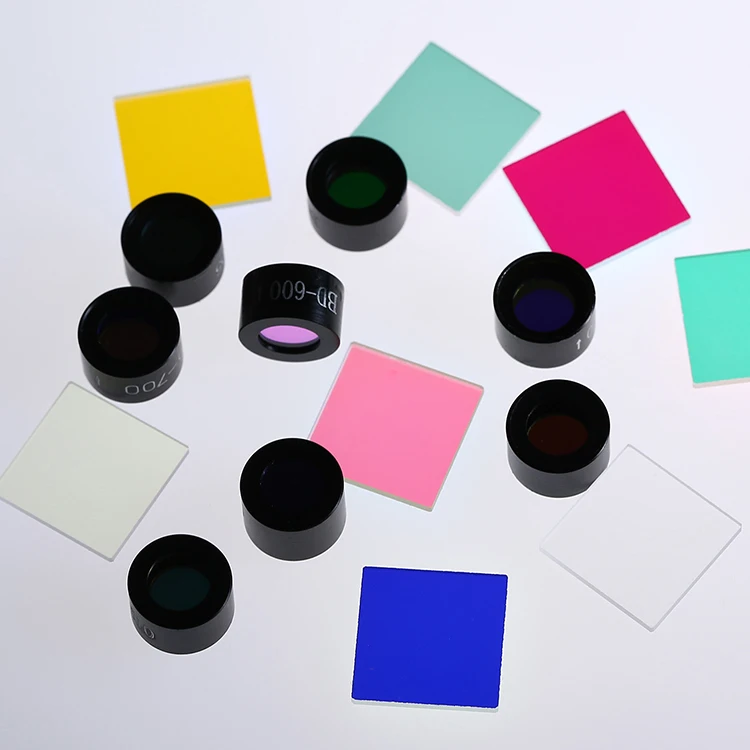 Custom Narrow Bandpass UV IR Cut Glass Optical Filters