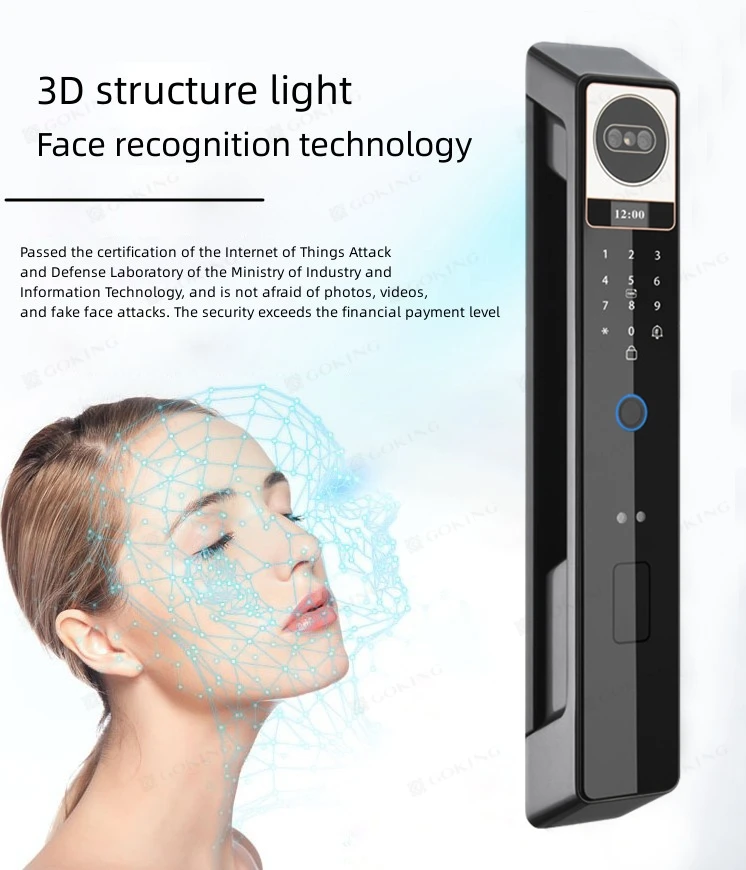 Goking Israeli Smart Lock 3d Face Unlock Recognition Smart Door Lock ...