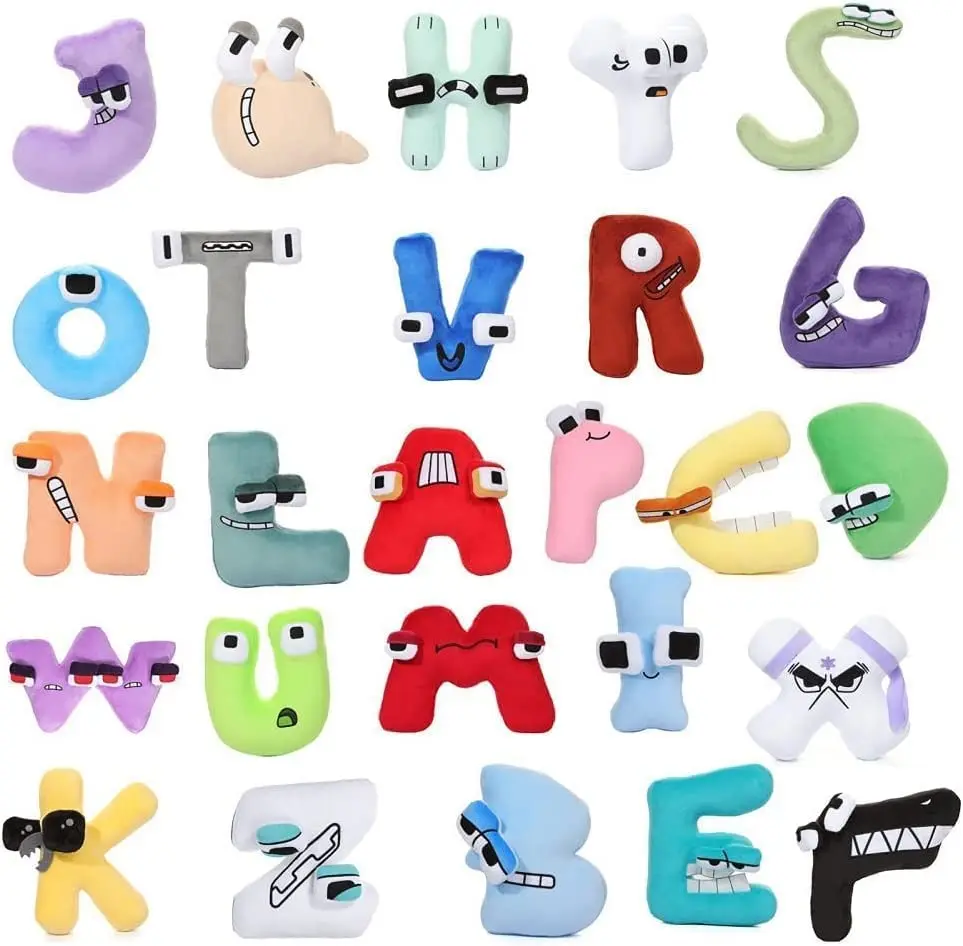 Alphabet Lore Russian Letter Plush Toy Doll Adorable And Soft Stuffed  Animal For