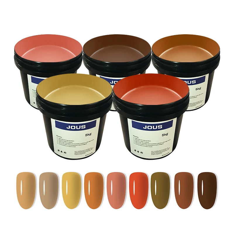 JOUS 6000+ Solid Colors Free Sample Gel Nail Polish Wholesale Private Label OEM/ODM Easy Soak Off Nail Gel Polish 1KG 5KG UV Gel