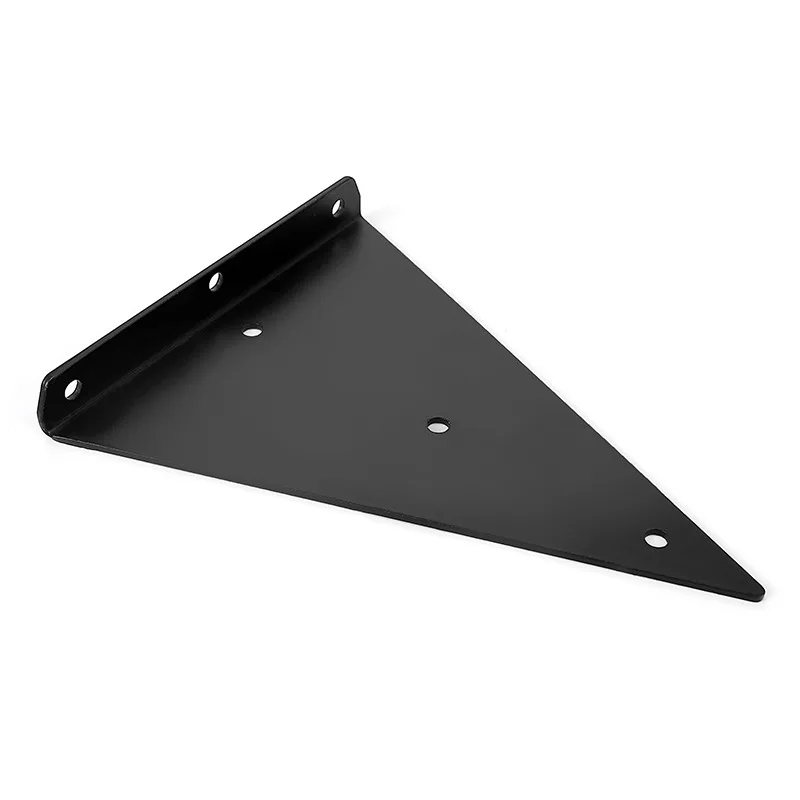 Black Gold Iron Brackets Invisible Floating Wall Shelves Support