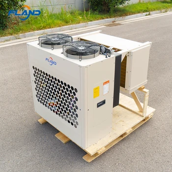 FLAND Integrated Condensing Unit Complete Refrigeration System with Screw Compressor Eco-Friendly 220V/380V Ready to Use