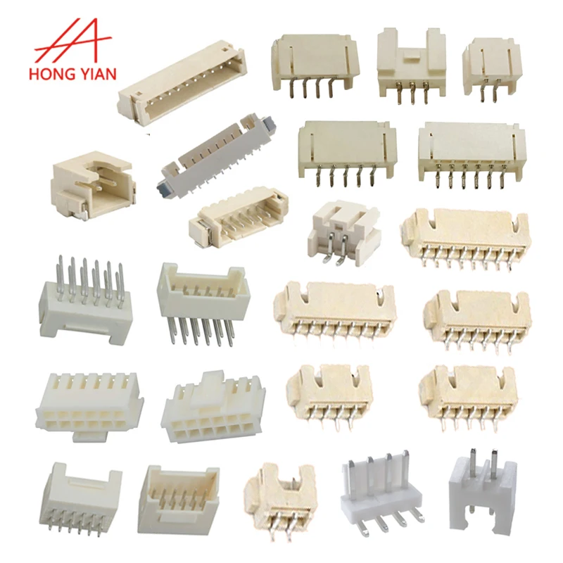Waffer Connecotrs Stack JST XH 2.54mm PH 2.0 1.25mm Male 2 3 4 5 6 Pin Right Angle SMT Vertical ...