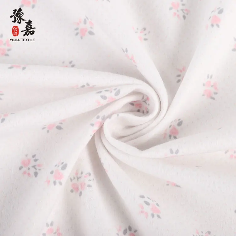 Floral Cotton Fabric Screen Printing In 